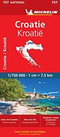 Michelin - Carte routière - Réf.757- Croatie
