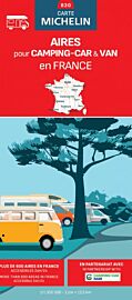 Michelin - Carte n°830 - Carte nationale aires pour camping-car & van en France