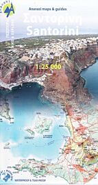 Anavasi - Carte de Santorin