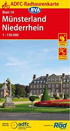 BVA Verlag - Carte indéchirable n°10 - Münsterland Niederrhein