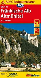 BVA Verlag - Carte indéchirable n°22 - Fränkische Alb Altmühltal 2