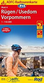 BVA Verlag - Carte indéchirable n°4 - Rügen, Usedom, Vorpommern