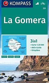 Kompass - Carte de randonnée - n°231 - La Gomera