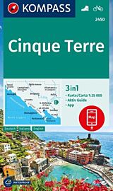 Kompass - Carte de randonnées - n°2450 - Cinque Terre
