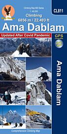 Himalayan map house - Carte réf.CL811 - Ama Dablam climbing map