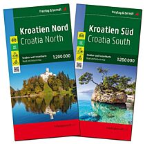 Freytag & Berndt - Lot de cartes - Croatie (au 1/200.000ème)