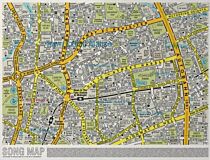 Dorothy - Carte Murale - Street song map (Plan de ville des titres de chansons)