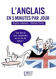 Editions First - Guide de conversation - Le petit livre de l'anglais en 5 minutes par jour