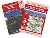 L'Escursionista - Carte de randonnées - N°4 - Conca di Aosta, Mont Emilius, Mont Fallère