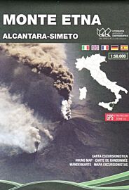 Global Map - Carte de randonnées - Mont Etna, Alcantara, Simeto