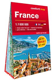 Express Map - Carte routière - France (format poche)