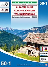 Fraternali Editore - N° 50 - 1 - Alta Val susa - Alta Val chisone - Val Germanasca