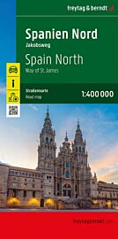Freytag & Berndt - Carte - Espagne du Nord (chemin de Compostelle)