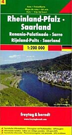 Freytag & Berndt - Carte du Palatinat rhénan - Sarre