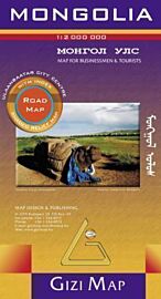 Gizi Map - Carte - Mongolie