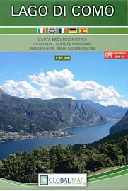 Global Map - Carte de randonnée - Lago di Como - Lac de Côme 