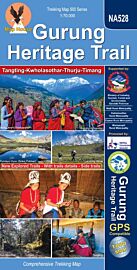 Himalayan map house - Carte réf.NA528 - Gurung Heritage trail