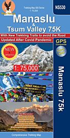 Himalayan map house - Carte réf.NS530 - Manaslu & Tsum Valley 75k