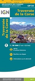 I.G.N - Carte - Collection Découverte des chemins - GR 20 - Traversée de la Corse