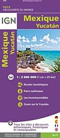 I.G.N. - Carte routière - Carte du Mexique