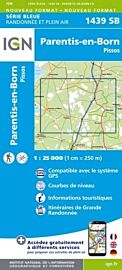 I.G.N. Carte au 1-25.000ème - Série bleue - 1439 SB - Parentis-En-Born - Pissos