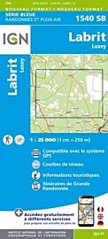 I.G.N. Carte au 1-25.000ème - Série bleue - 1540 SB - Labrit - Luxey