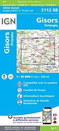 I.G.N - Carte au 1-25.000ème - Série bleue - 2112SB - Gisors - Etrépagny