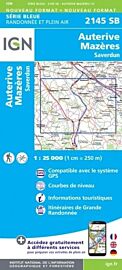 I.G.N - Carte au 1-25.000ème - Série bleue - 2145SB - Auterive - Mazères - Saverdun