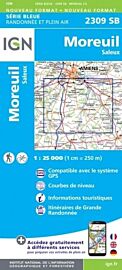 I.G.N - Carte au 1-25.000ème - Série bleue - 2309SB - Moreuil - Saleux