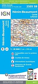 I.G.N - Carte au 1-25.000ème - Série bleue - 2505SB - Hénin-Beaumont - Carvon - Leforest