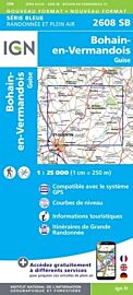 I.G.N - Carte au 1-25.000ème - Série bleue - 2608SB - Bohain-Envermandois - Guise