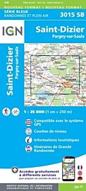 I.G.N - Carte au 1-25.000ème - Série bleue - 3015SB - Saint-Dizier - Pargny-Sur-Saulx