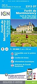 I.G.N - Carte au 1-25.000ème - TOP 25 - 2313OT - Forêt de Montmorency - Forêt de L'isle-Adam - Forêt de Carnelle