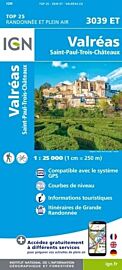 I.G.N. Carte au 1-25.000ème - TOP 25 - 3039ET - Valréas - Saint-Paul-Trois-Châteaux