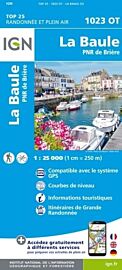 I.G.N - Carte au 1-25.000ème - TOP 25 - 1023OT - La Baule - P.N.R de Brière