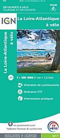 I.G.N - Carte - Découverte à vélo ref.VEL08 - La Loire-Atlantique à Vélo