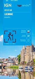 I.G.N - Carte au 1-25.000ème - Série bleue - 0919 SB - Locminé - Josselin