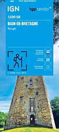 I.G.N - Carte au 1-25.000ème - Série Bleue - 1220 SB - Bain-de-Bretagne - Rougé