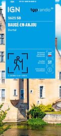 I.G.N - Carte au 1-25.000ème - Série bleue - 1621 SB - Baugé en Anjou - Durtal