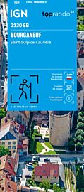 I.G.N - Carte au 1-25.000ème - Série bleue - 2130SB - Bourganeuf - Saint-Sulpice-Laurière