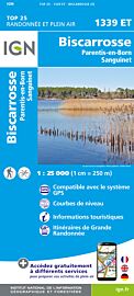 I.G.N - Carte au 1-25.000ème - TOP 25 - 1339 ET - Biscarosse - Parentis-en-Born - Sanguinet