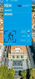 I.G.N - Carte au 1-25.000ème - TOP 25 - 2545 ET - Béziers