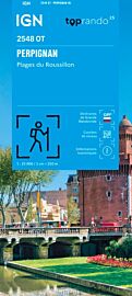 I.G.N - Carte au 1-25.000ème - TOP 25 - 2548 OT - Perpignan - Plages du Roussillon