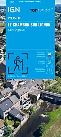 I.G.N - Carte au 1-25.000ème - TOP 25 - 2935 OT - Le-Chambon-sur-Lignon - Saint-Agrève
