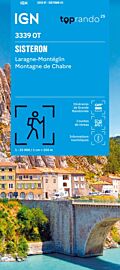I.G.N - Carte au 1-25.000ème - TOP 25 - 3339 OT - Sisteron - Laragne-Montéglin - Montagne de Chabre