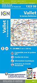 I.G.N Carte au 1-25.000ème - Série bleue - 1323 SB - Vallet - Le Loroux - Bottereau 