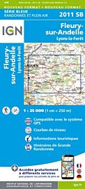 I.G.N Carte au 1-25.000ème - Série bleue - 2011 SB - Fleury-sur-Andelle - Lyons-la-Forêt
