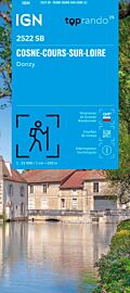 I.G.N Carte au 1-25.000ème - Série bleue - 2522 SB - Cosné-Cours-sur-Loire - Donzy