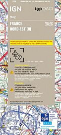 IGN - Carte Aéronautique OACI 942 - France nord-est - Papier - Edition 2025