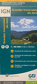 I.G.N - Collection Découverte des chemin - Carte - Grandes Traversées du Jura